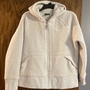 COPY - The North Face zip up teddy fleece hoodie